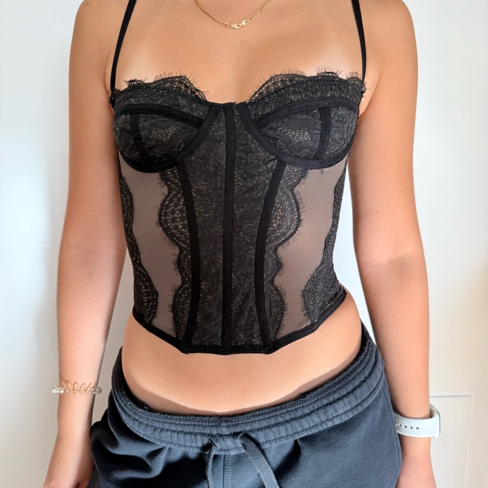Urban Outfitters Out from Under black corset